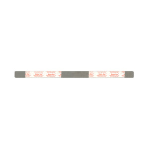 08047 Magnetic Bulletin Bar - Brushed Steel - Bottom View