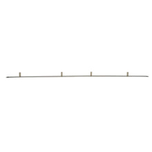 Load image into Gallery viewer, 08047 Magnetic Bulletin Bar - Brushed Steel - Front View