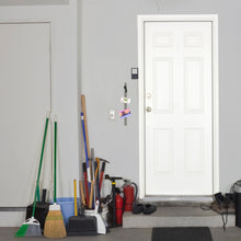 Load image into Gallery viewer, 08047 Magnetic Bulletin Bar - Brushed Steel - In Use