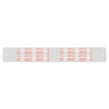 Load image into Gallery viewer, 08046 Magnetic Bulletin Bar - White - Back of Packaging