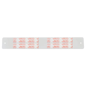 08046 Magnetic Bulletin Bar - White - Back of Packaging