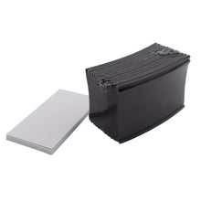 Load image into Gallery viewer, RE90CUT5BXS01 Magnetic C-Profile Labeling Kit (25 Holders, 35 Labels) - Front View