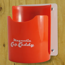Load image into Gallery viewer, 07615 Magnetic Cup Caddy™ Plus, Red - In Use
