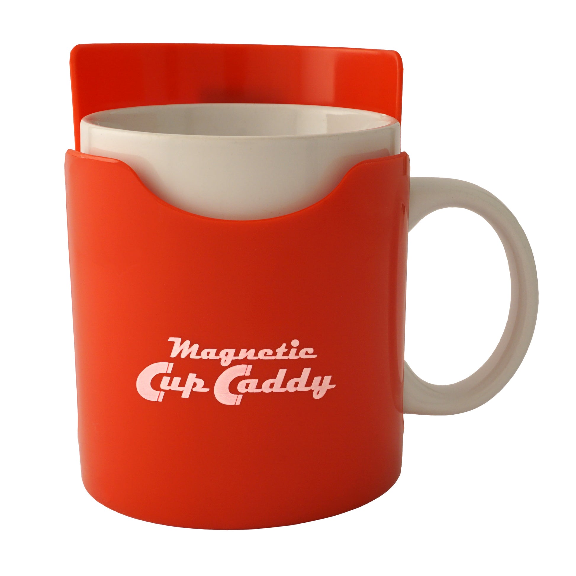 Load image into Gallery viewer, 07615 Magnetic Cup Caddy™ Plus, Red - In Use