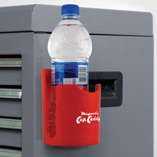 Load image into Gallery viewer, 07615 Magnetic Cup Caddy™ Plus, Red - Back View