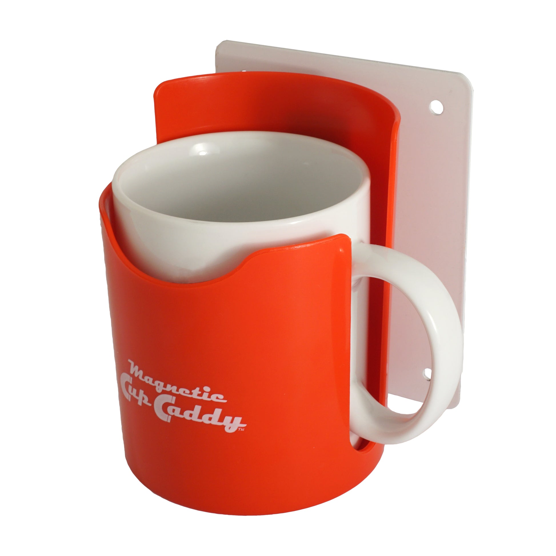 Load image into Gallery viewer, 07615 Magnetic Cup Caddy™ Plus, Red - In Use