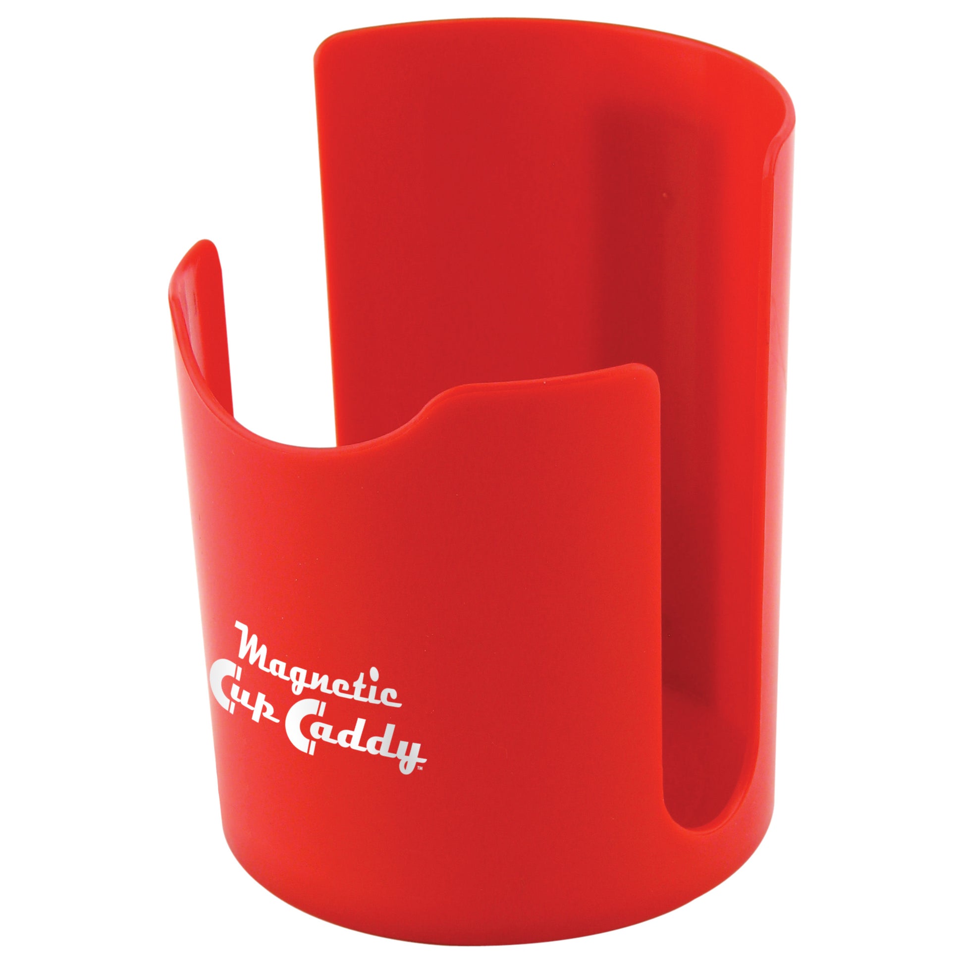 Load image into Gallery viewer, 07615 Magnetic Cup Caddy™ Plus, Red - 45 Degree Angle View
