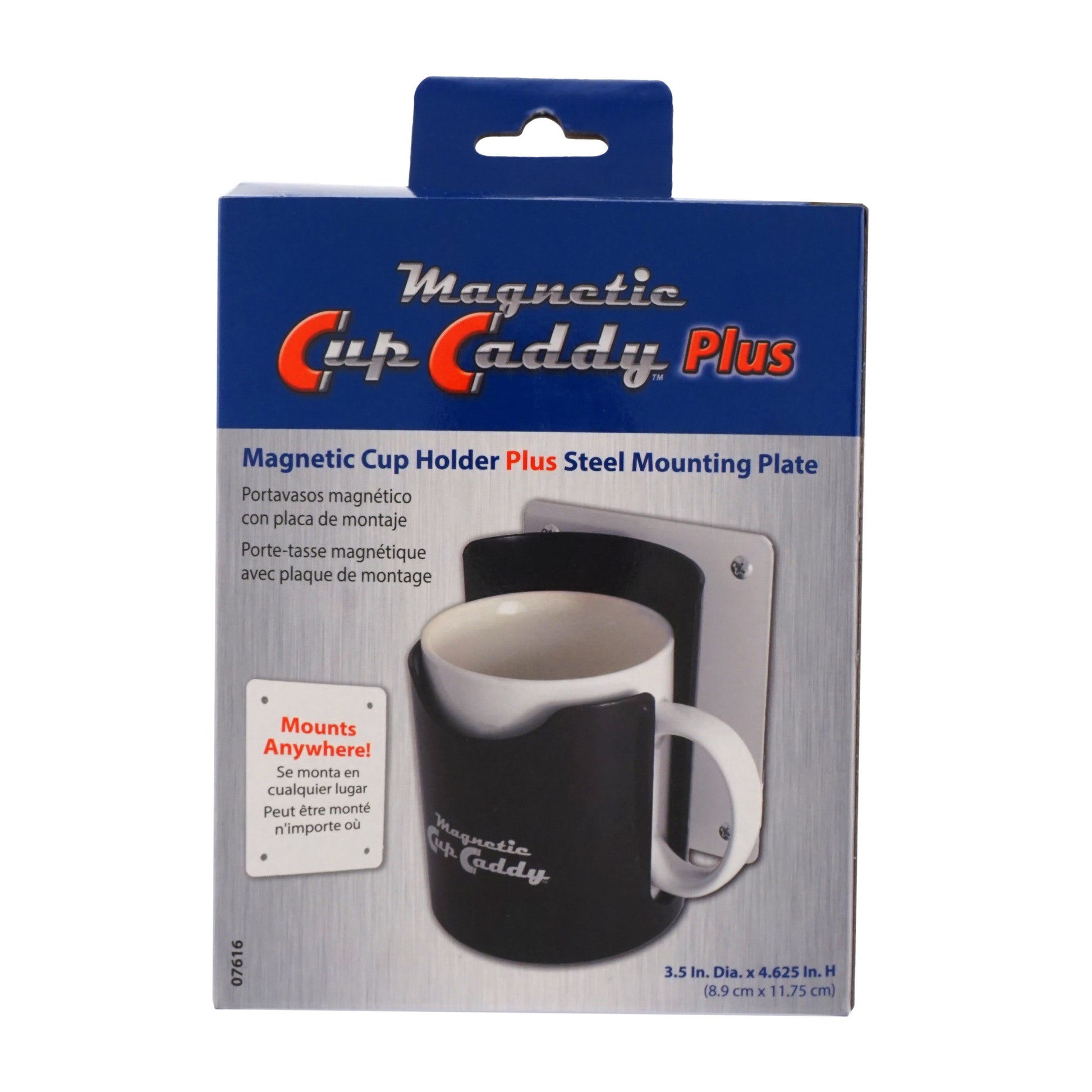 Load image into Gallery viewer, 07616 Magnetic Cup Caddy™ Plus, Black - Bottom View