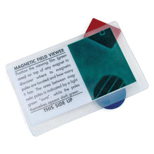 Load image into Gallery viewer, DMVC-1 Magnetic Field Viewer Card - In Use