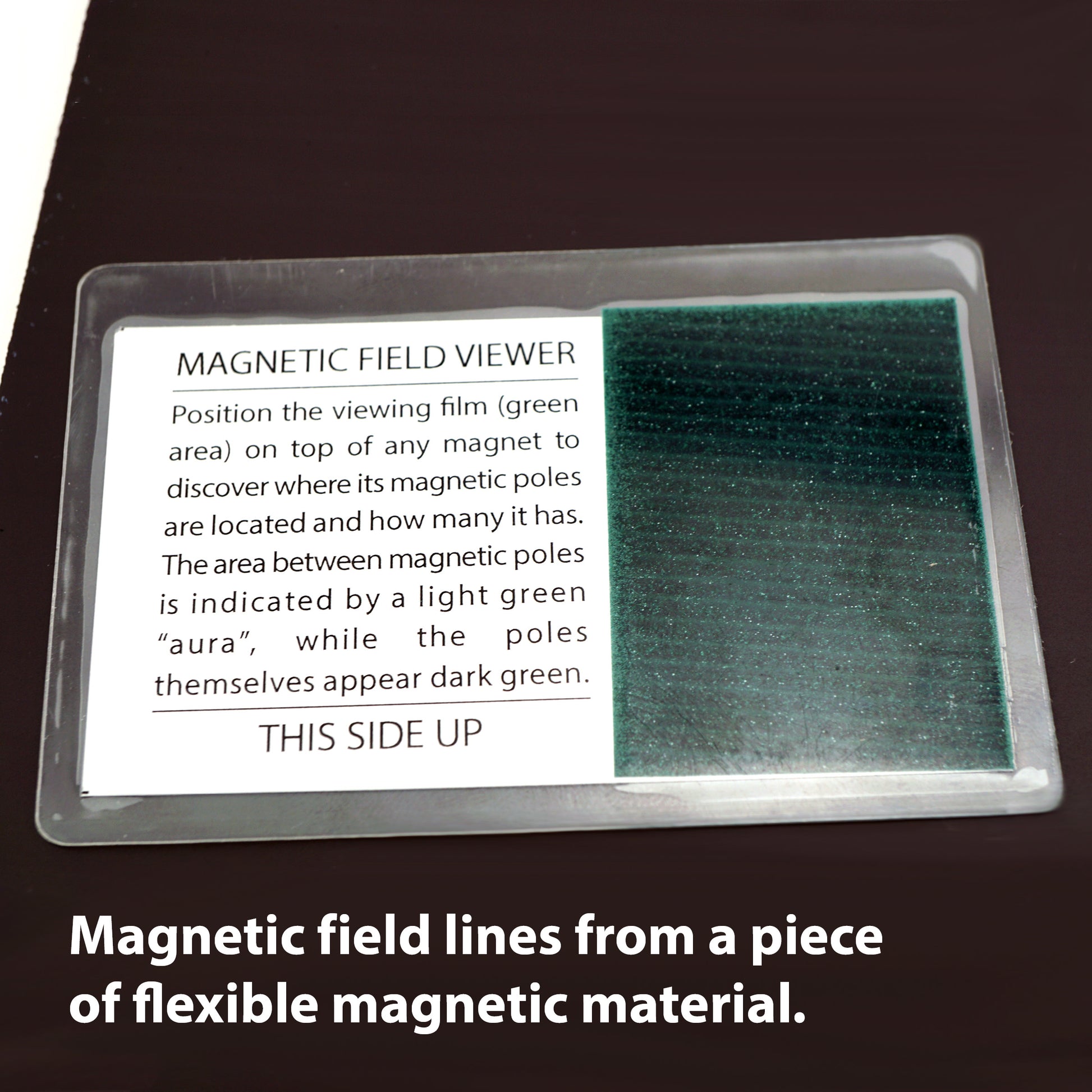 Load image into Gallery viewer, DMVC-1 Magnetic Field Viewer Card - In Use