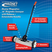 Load image into Gallery viewer, 07543 Magnetic Floor Sweeper with Quick Release - Information