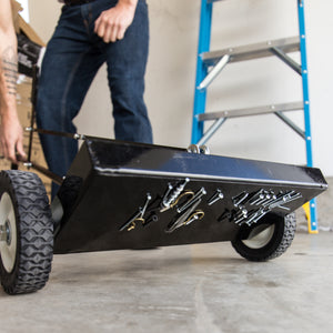 MFSM14RX Magnetic Floor Sweeper with Quick Release - In Use