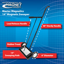 Load image into Gallery viewer, MFSM14RX Magnetic Floor Sweeper with Quick Release - Specifications