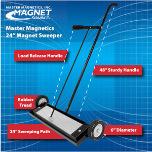 MFSM24RX Magnetic Floor Sweeper with Quick Release - Specifications