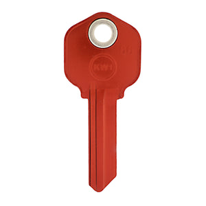 50662 Magnetic Key, KW1-66 Red - Front View
