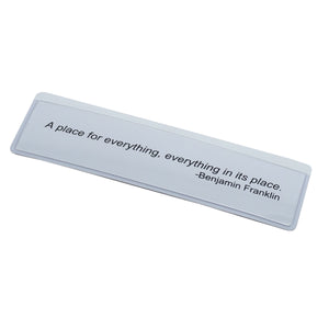 ZGPHP1X4MW-V Magnetic Labeling Pocket, Sleeve - 45 Degree Angle View