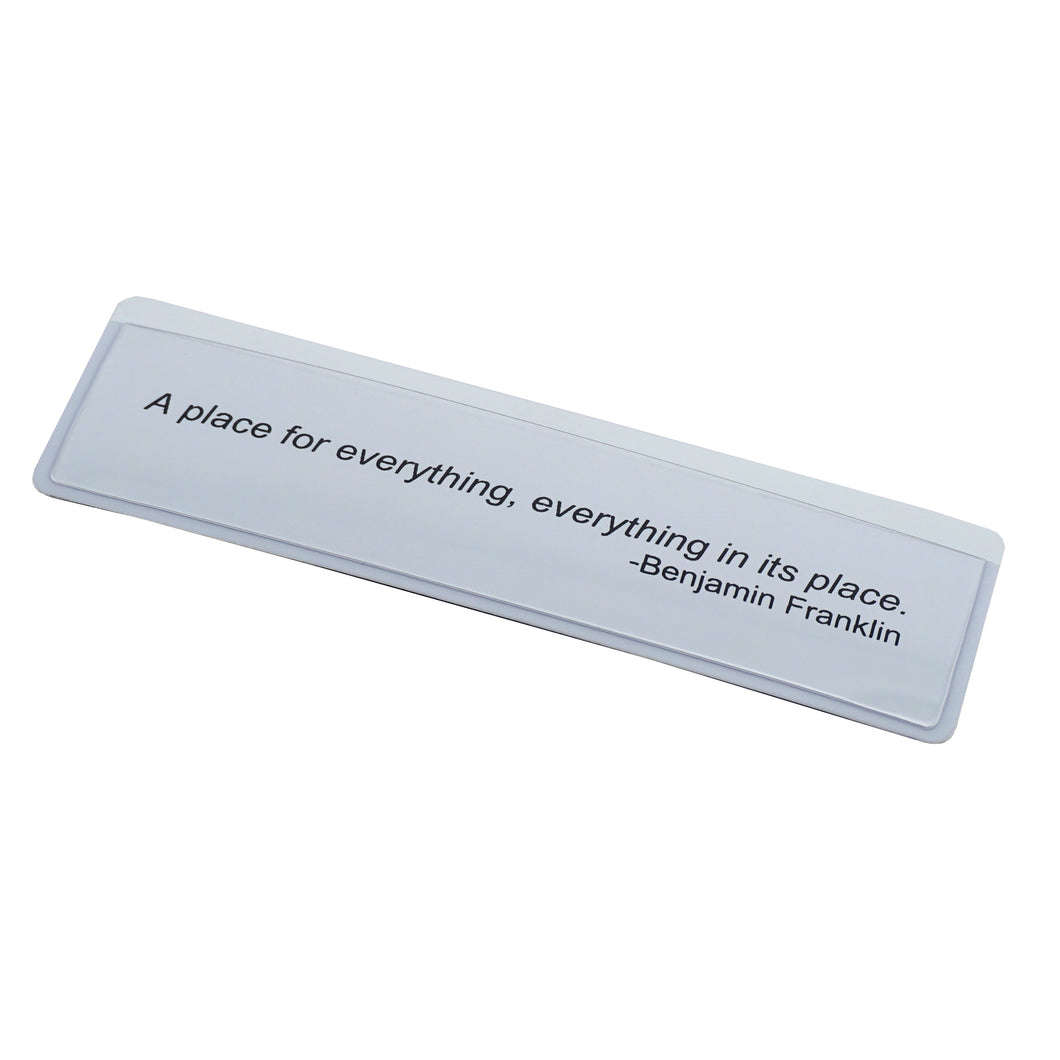 ZGPHP1X4MW-V Magnetic Labeling Pocket, Sleeve - 45 Degree Angle View