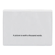 Load image into Gallery viewer, ZGPHP3.5X5MW-CX10 Magnetic Labeling Pocket, Sleeve (10pk) - Back View