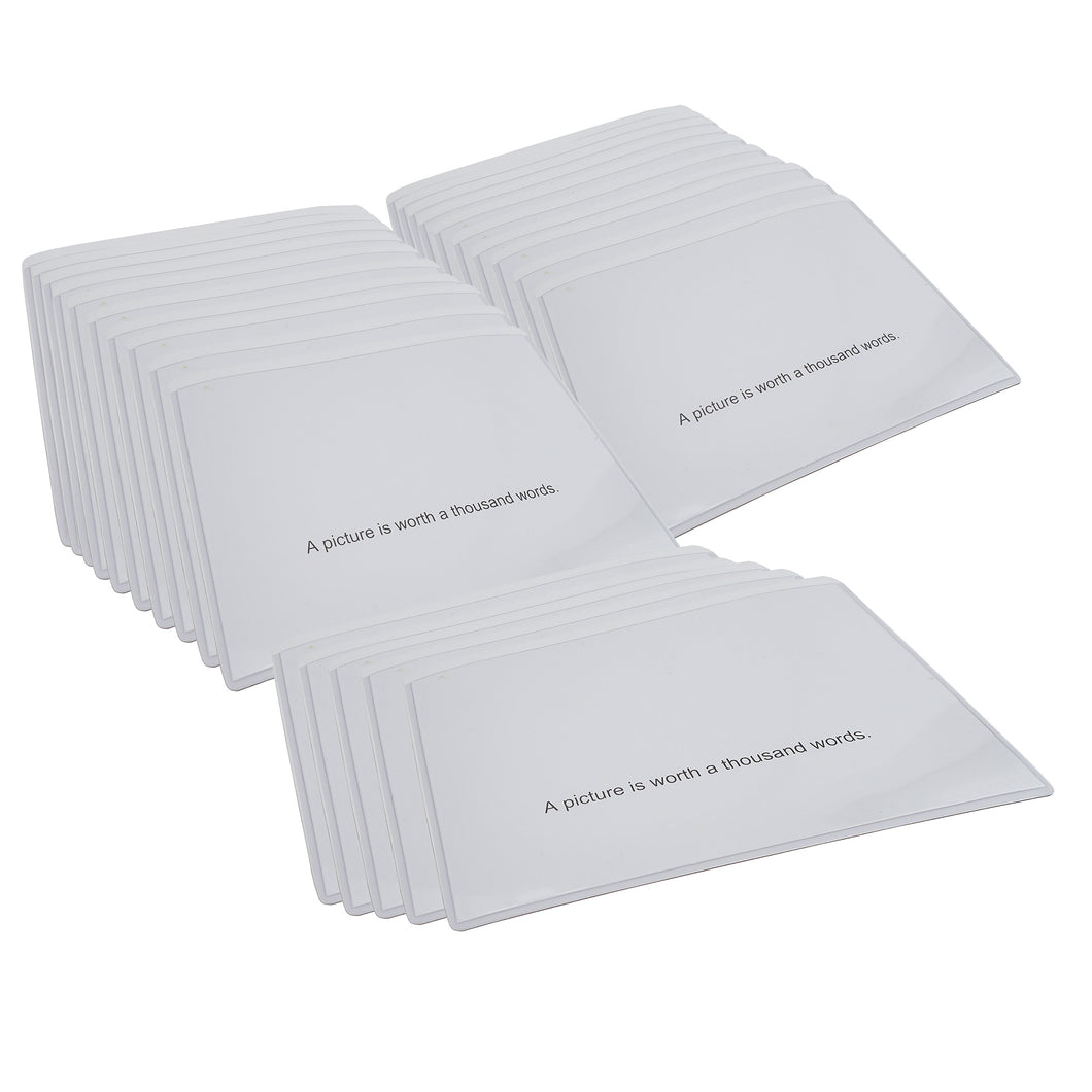 ZGPHP3.5X5MW-CX25 Magnetic Labeling Pocket, Sleeve (25pk) - 45 Degree Angle View