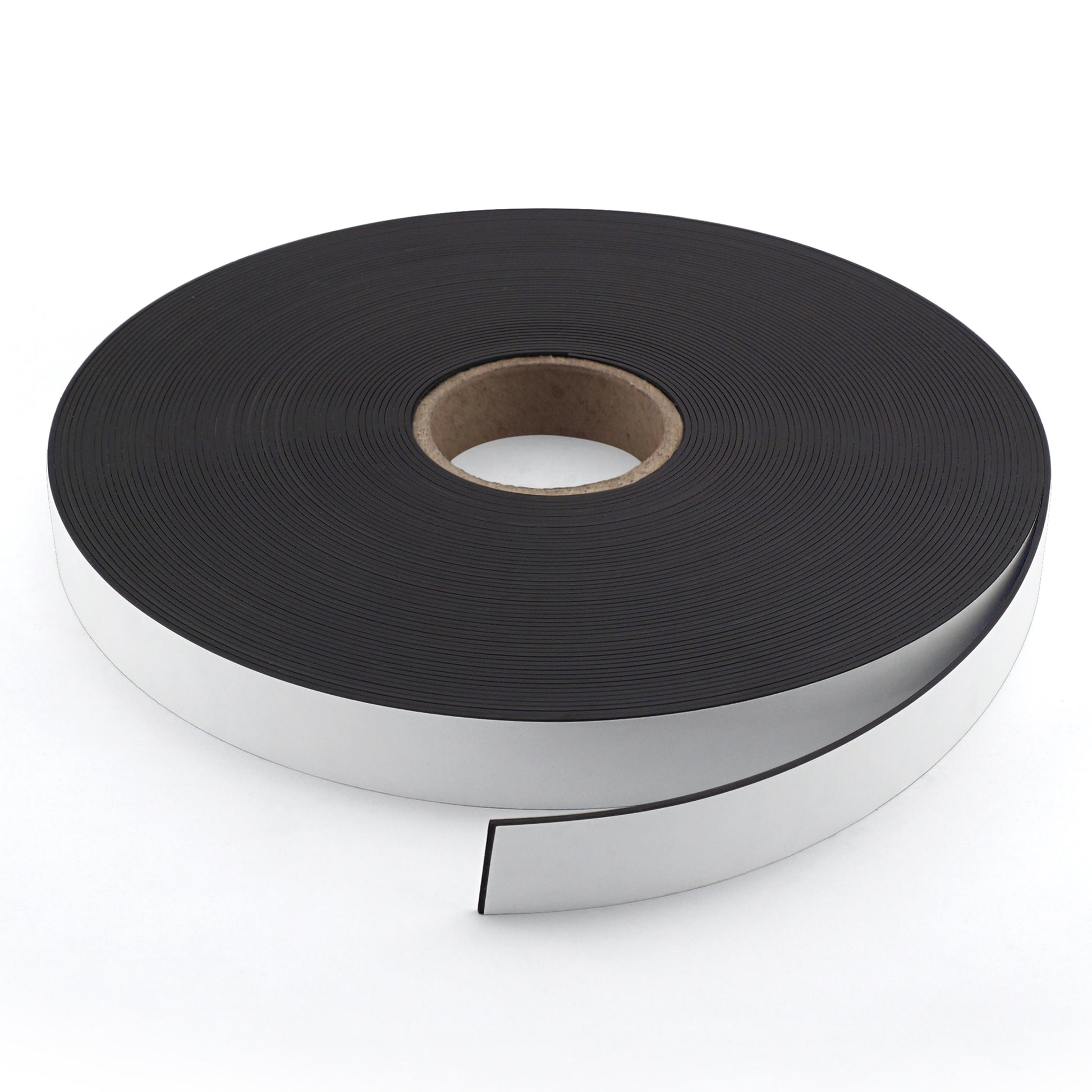 Load image into Gallery viewer, ZGN03040W/WKS50BX Magnetic Labeling Strip w/ White Vinyl Surface - 45 Degree Angle View
