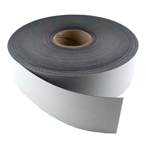 ZGN03090W/WKS Magnetic Labeling Strip w/ White Vinyl Surface - 45 Degree Angle View