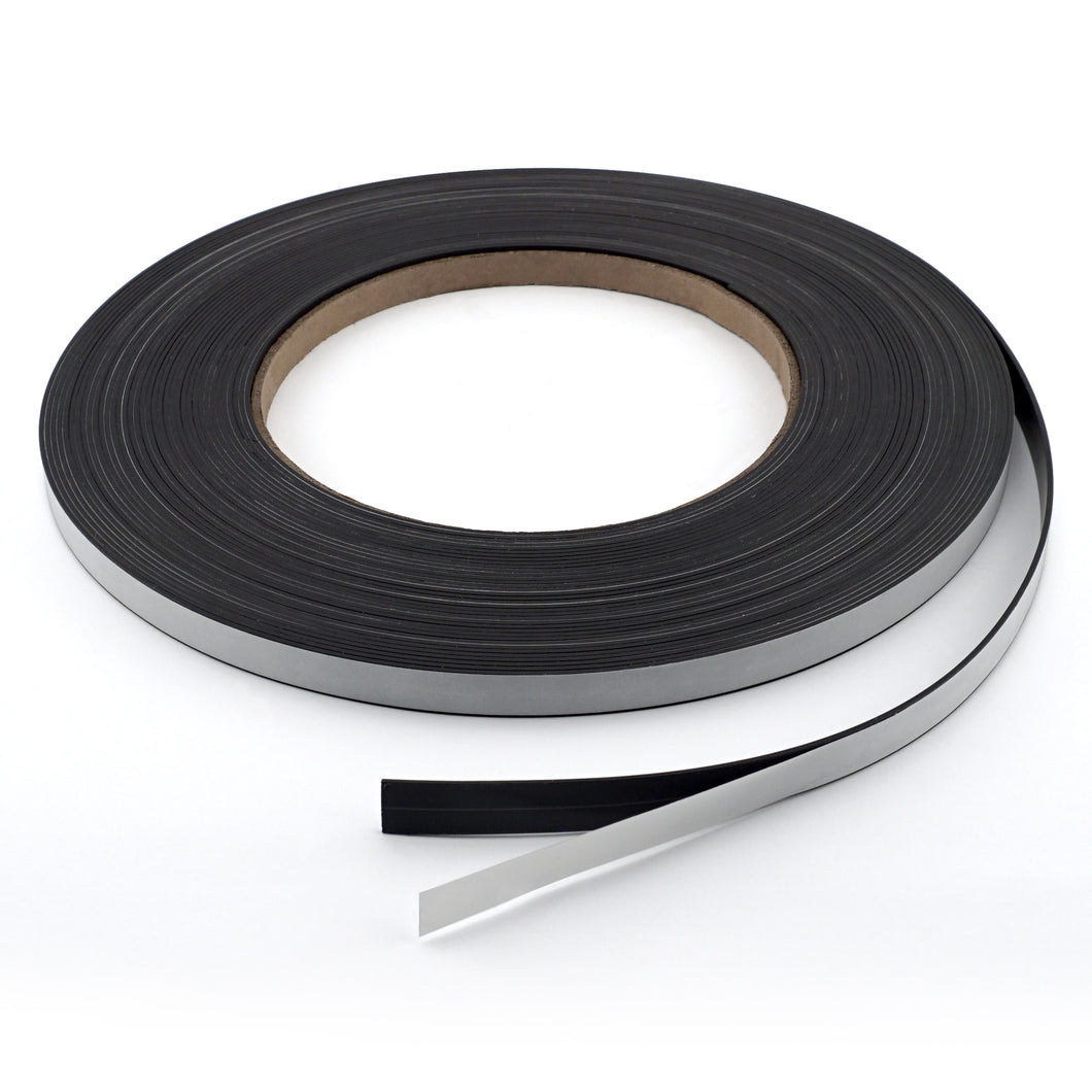 ZG03010A-A-F Magnetic Labeling Strip with Adhesive - 45 Degree Angle View