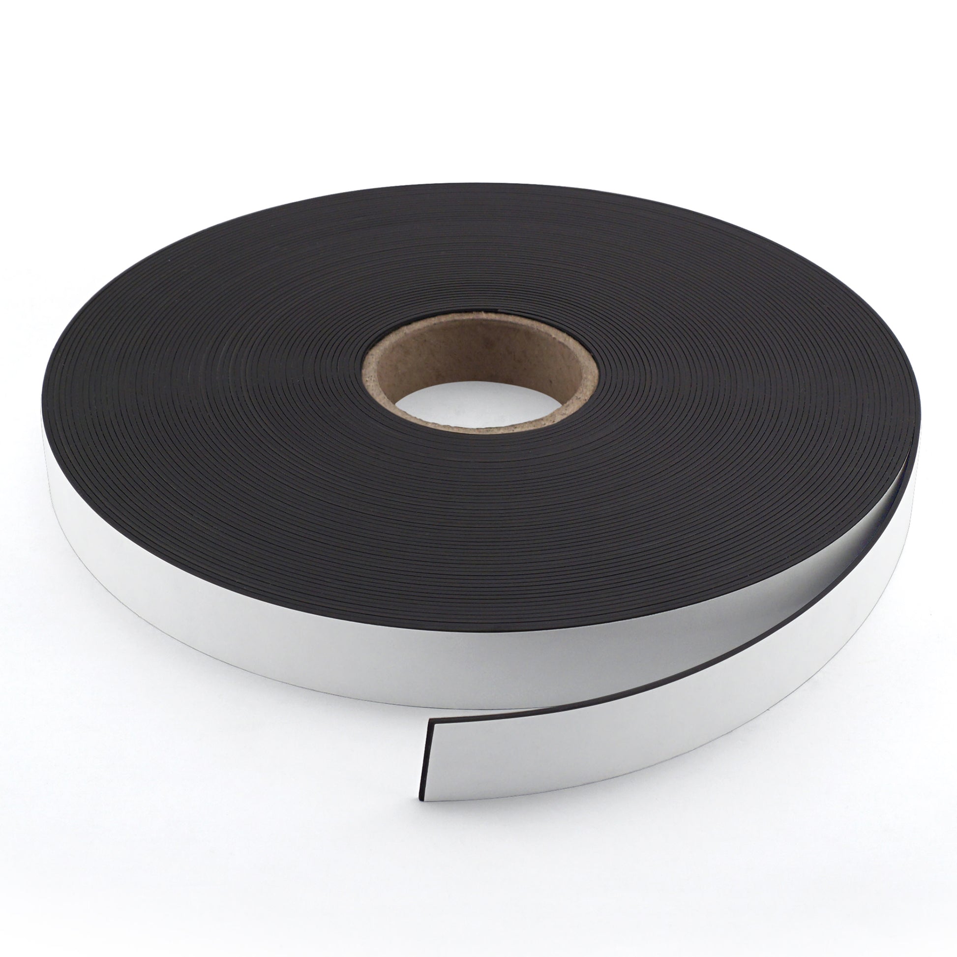 Load image into Gallery viewer, ZG03040W/WKS-F Magnetic Labeling Strip with White Vinyl Surface - 45 Degree Angle View