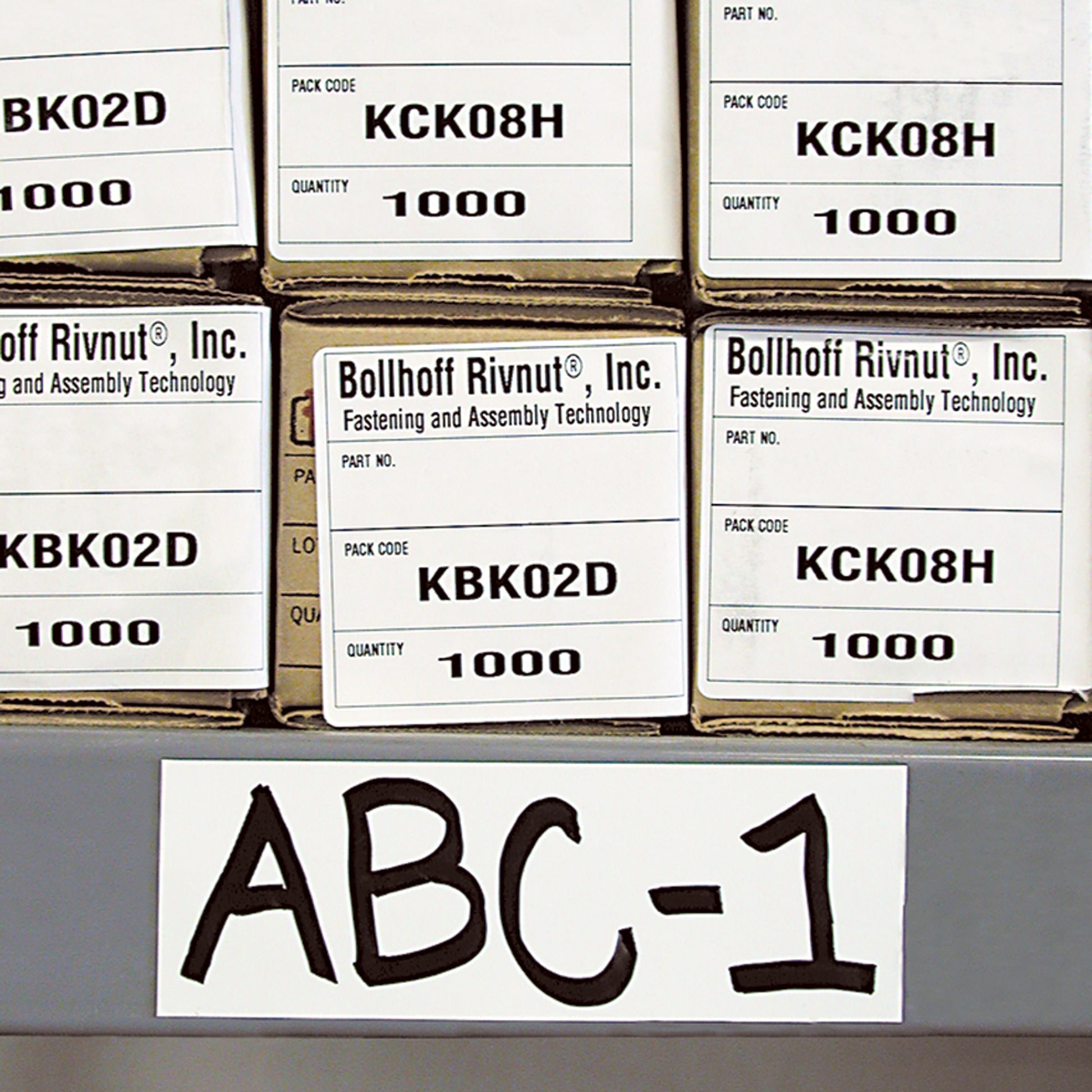 Load image into Gallery viewer, ZG03080W/WKS-F Magnetic Labeling Strip with White Vinyl Surface - In Use
