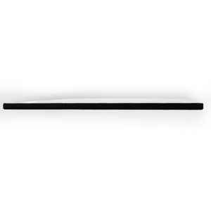 ZG03080W/WKS-F Magnetic Labeling Strip with White Vinyl Surface - Side View