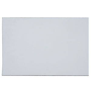 ZG03080W/WKS-F Magnetic Labeling Strip with White Vinyl Surface - Top View