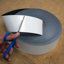 Load image into Gallery viewer, ZG03090W/WKS-F Magnetic Labeling Strip with White Vinyl Surface - In Use