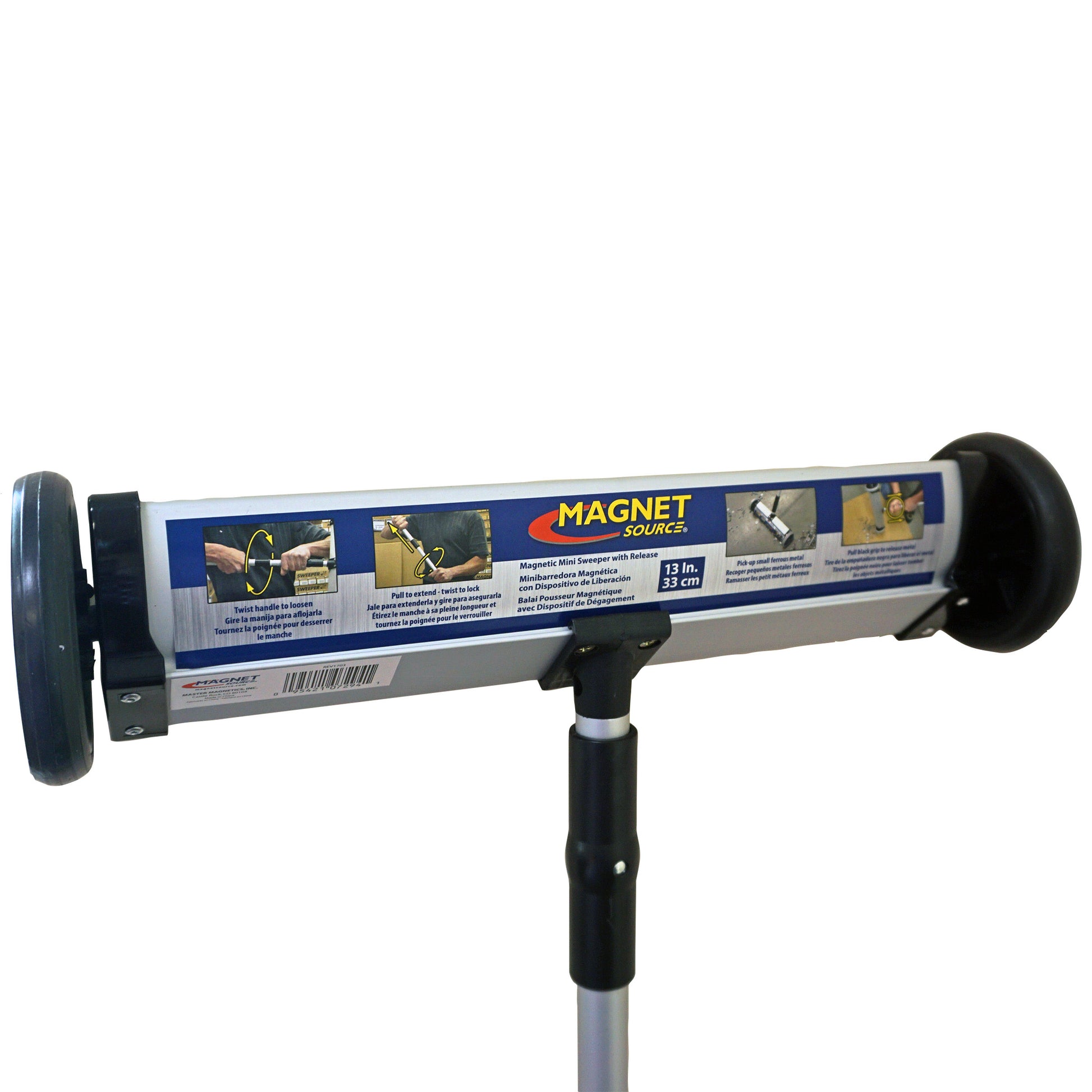 Load image into Gallery viewer, 07294 Magnetic Mini Sweeper™ with Quick Release - 45 Degree Angle View