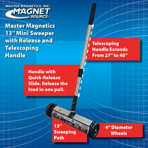 07294 Magnetic Mini Sweeper™ with Quick Release - Right Side View