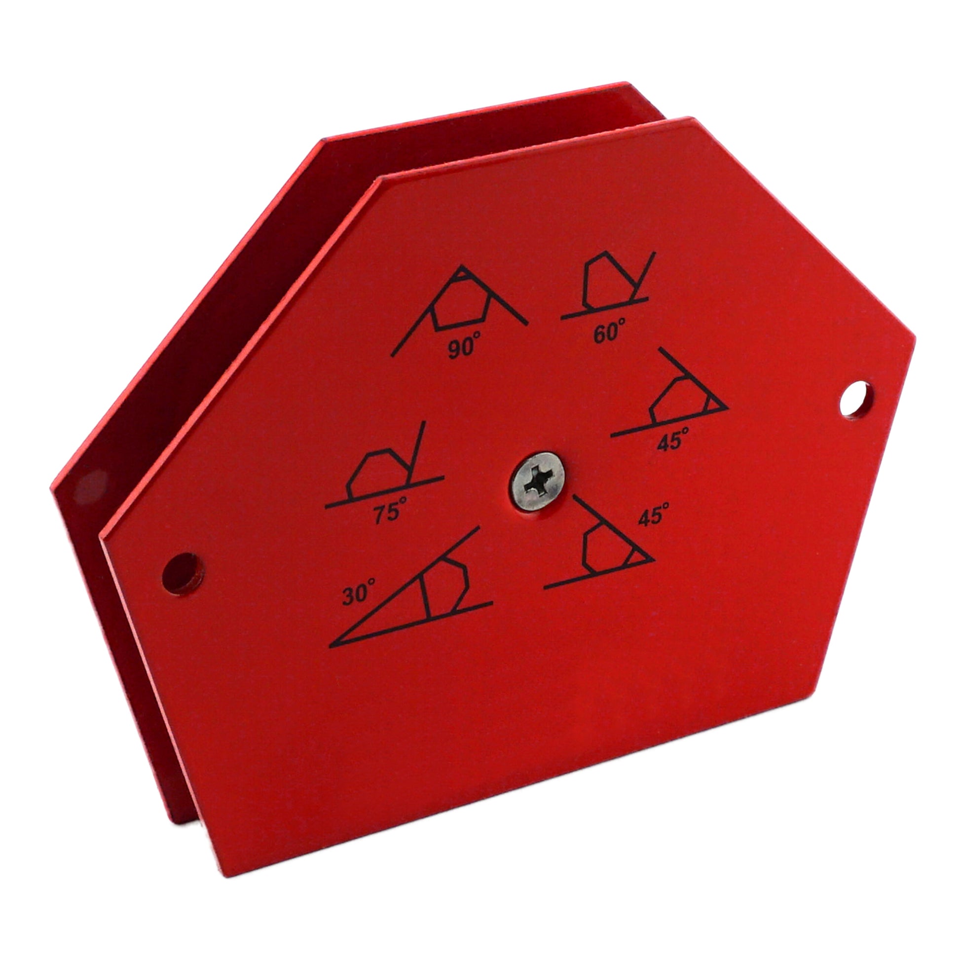 Load image into Gallery viewer, WMH50 Magnetic Welding Angle Protractor - 45 Degree Angle View
