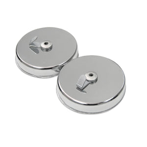07254 Magnetic Window Decor Hooks (2pk) - 45 Degree Angle View