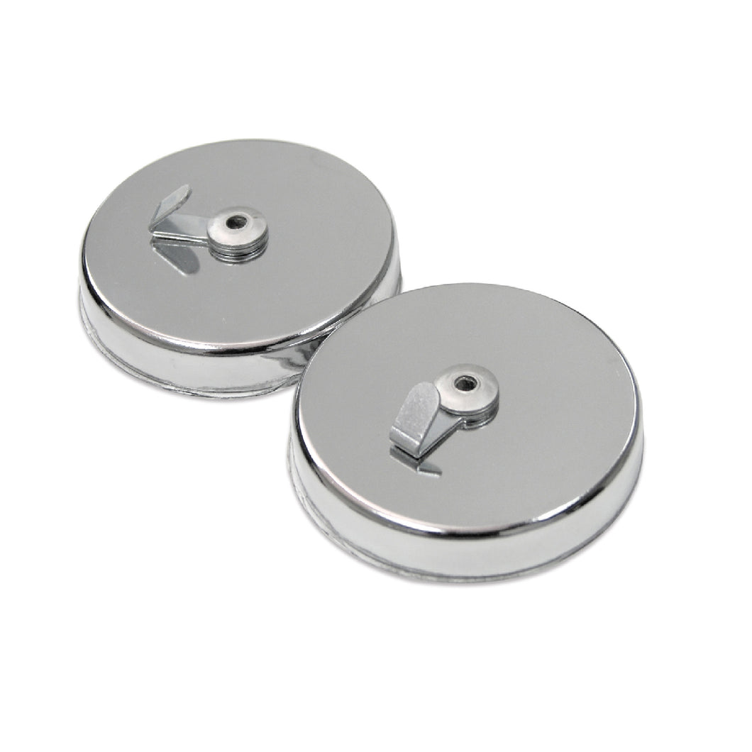 07254 Magnetic Window Decor Hooks (2pk) - 45 Degree Angle View