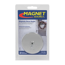 Load image into Gallery viewer, 07254 Magnetic Window Decor Hooks (2pk) - Bottom View