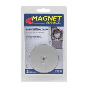 07254 Magnetic Window Decor Hooks (2pk) - Bottom View