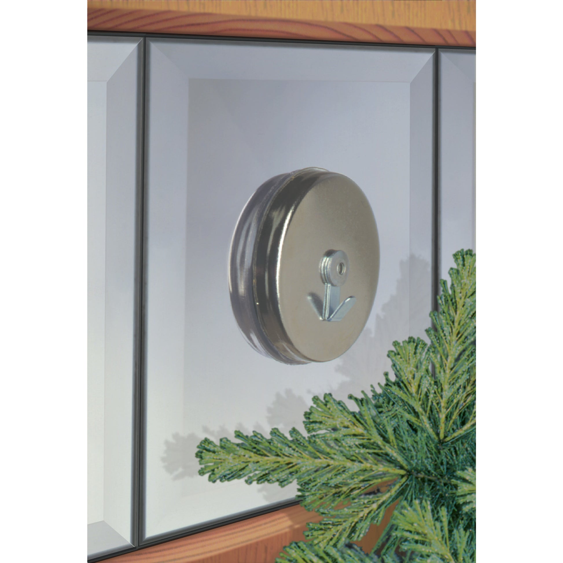 Load image into Gallery viewer, 07254 Magnetic Window Decor Hooks (2pk) - In Use
