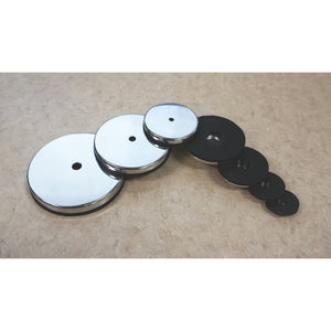 07625 NeoGrip™ Round Base Magnet - Laid out on Table