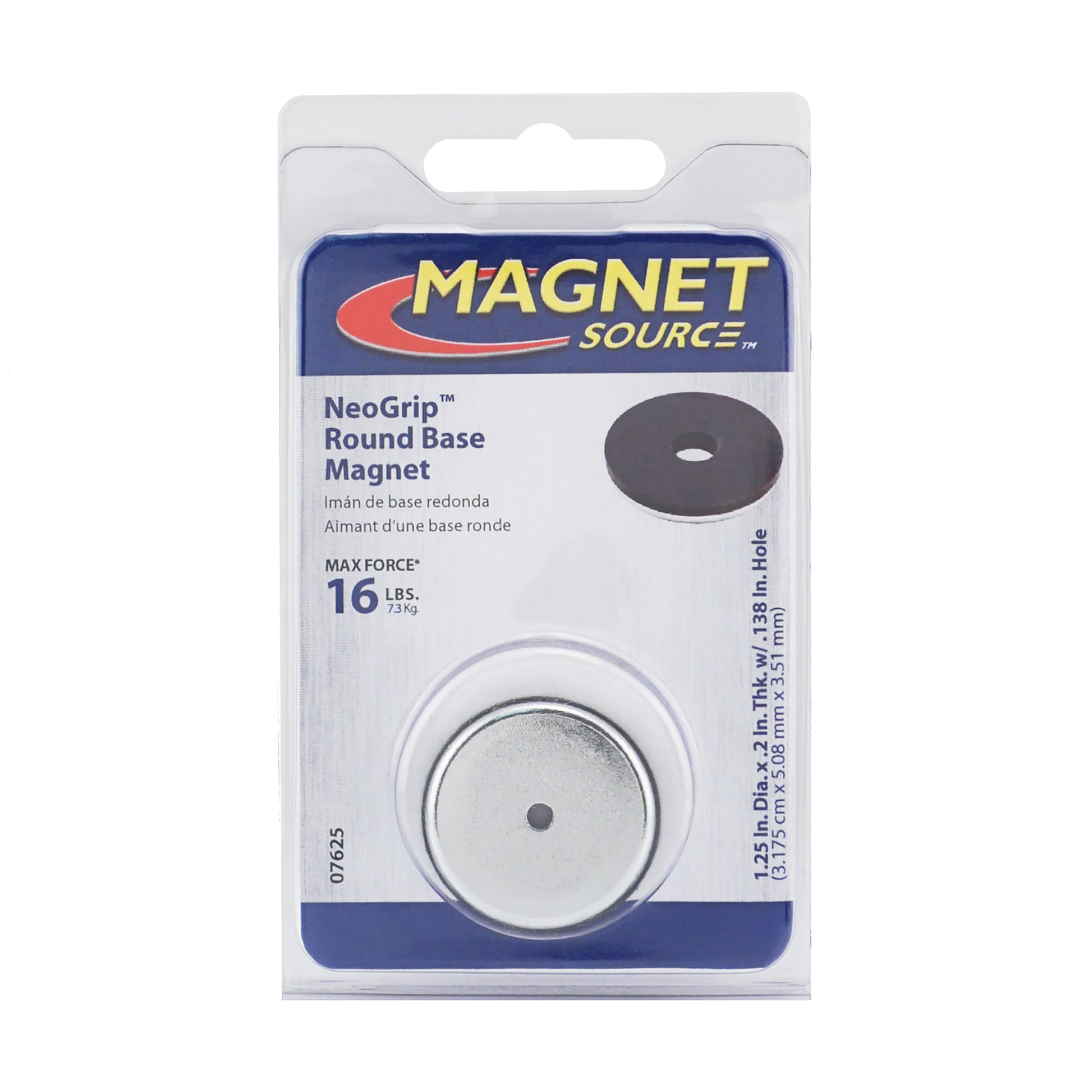 Load image into Gallery viewer, 07625 NeoGrip™ Round Base Magnet - Side View