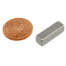 Load image into Gallery viewer, NB30N-35 Neodymium Block Magnet - Compared to Penny for Size Reference