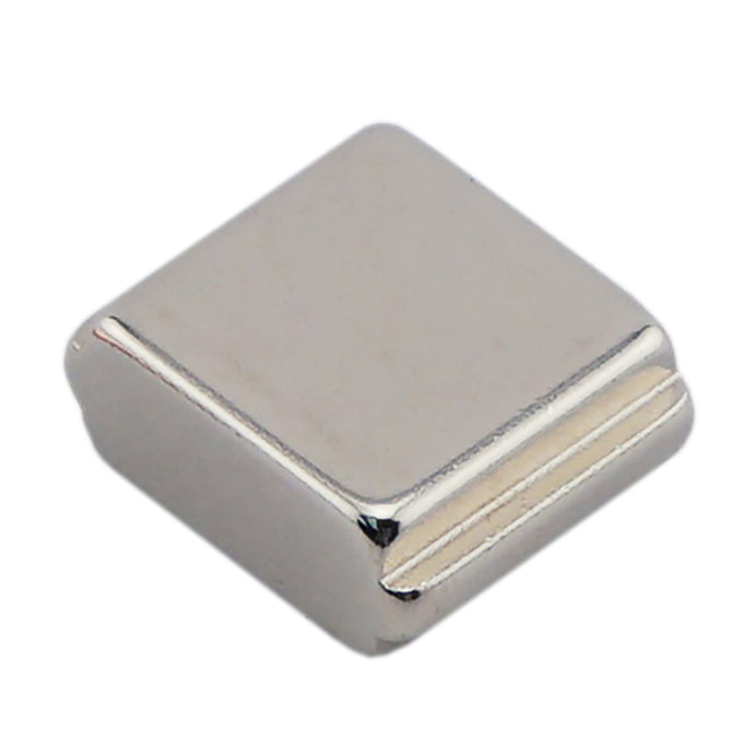 NBGO002501N Neodymium Block Magnet with groove - Front View