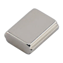 Load image into Gallery viewer, NBGO002502N Neodymium Block Magnet with groove - Front View