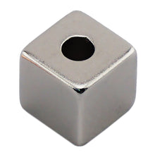 Load image into Gallery viewer, NB005057NS02 Neodymium Block Magnet with hole - Front View