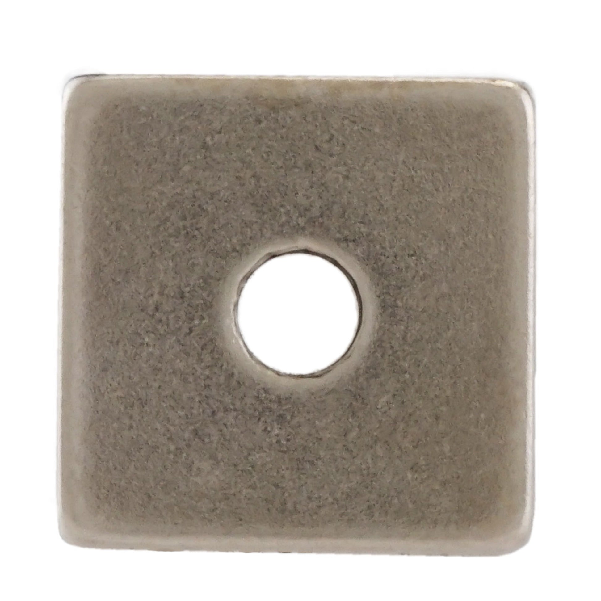 Load image into Gallery viewer, NB007502NS01 Neodymium Block Magnet with hole - Top View