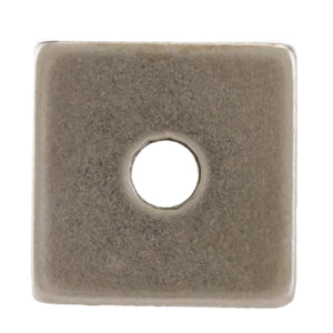 NB007502NS01 Neodymium Block Magnet with hole - Top View