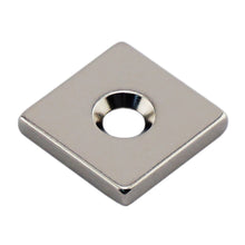 Load image into Gallery viewer, NB001219NCTS Neodymium Countersunk Block Magnet - Front View