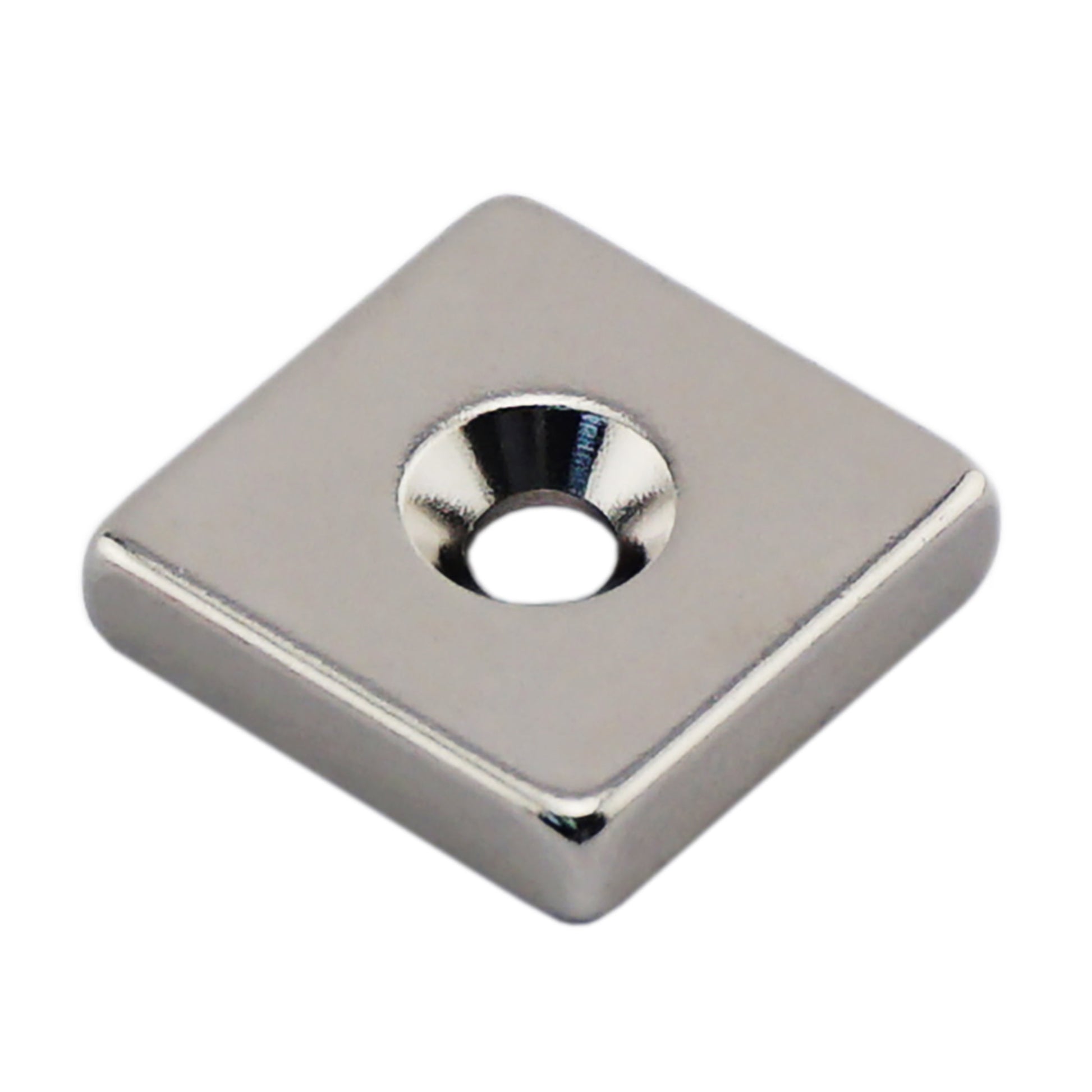 Load image into Gallery viewer, NB001816NCTS Neodymium Countersunk Block Magnet - Front View