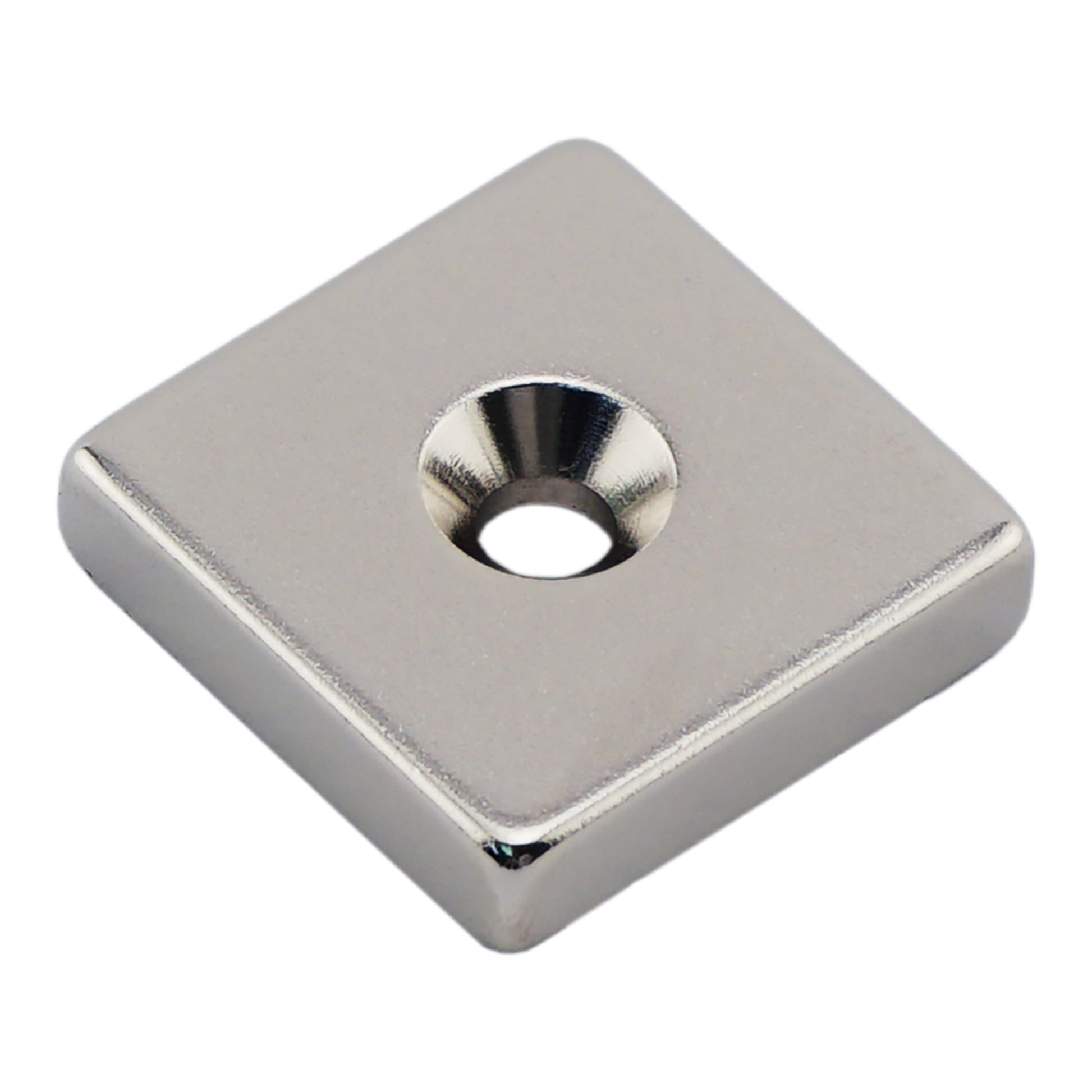 Load image into Gallery viewer, NB002554NCTS Neodymium Countersunk Block Magnet - Front View